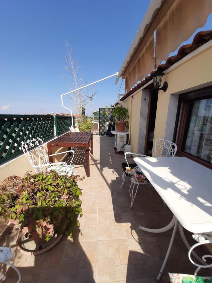 Hotel Flesvos Pefkochori Bagian luar foto